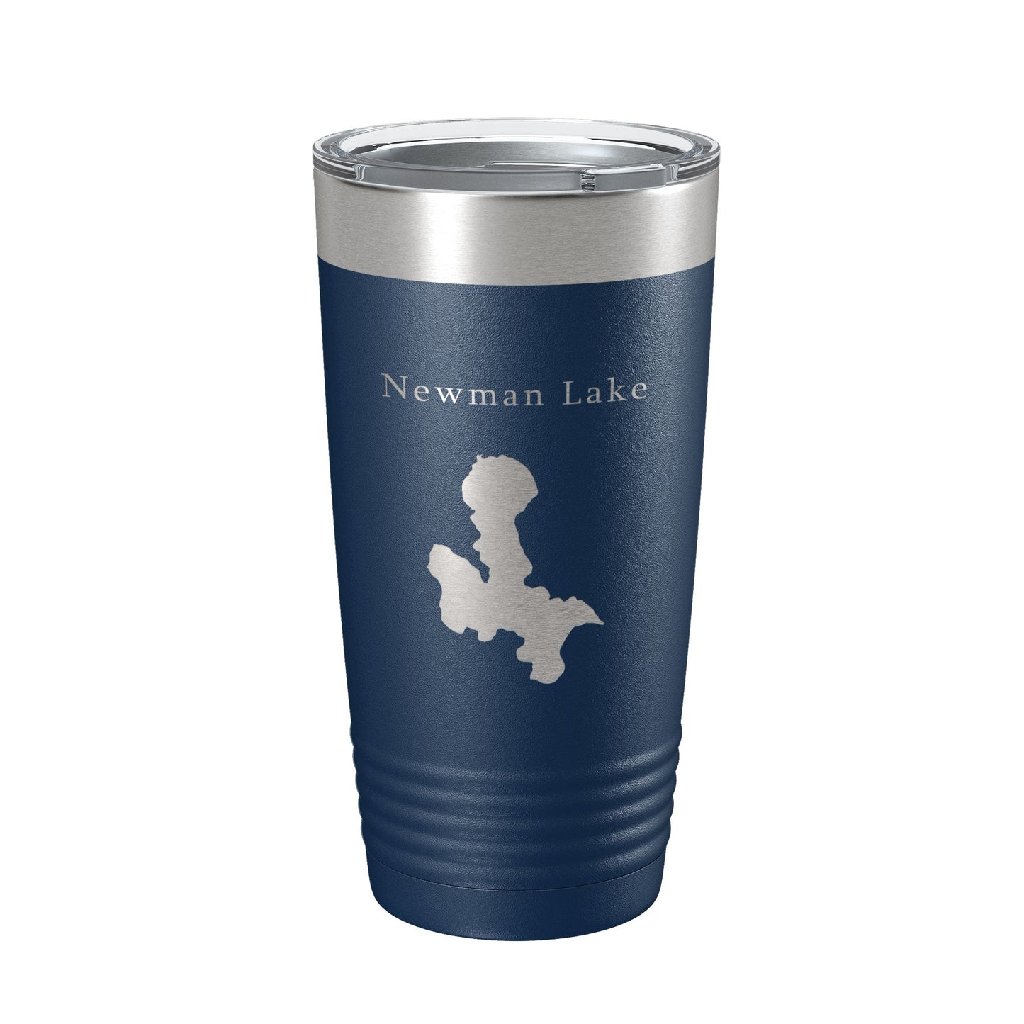 Newman Lake Map Tumbler Travel Mug Insulated Laser Engraved Coffee Cup Washington 20 oz-2