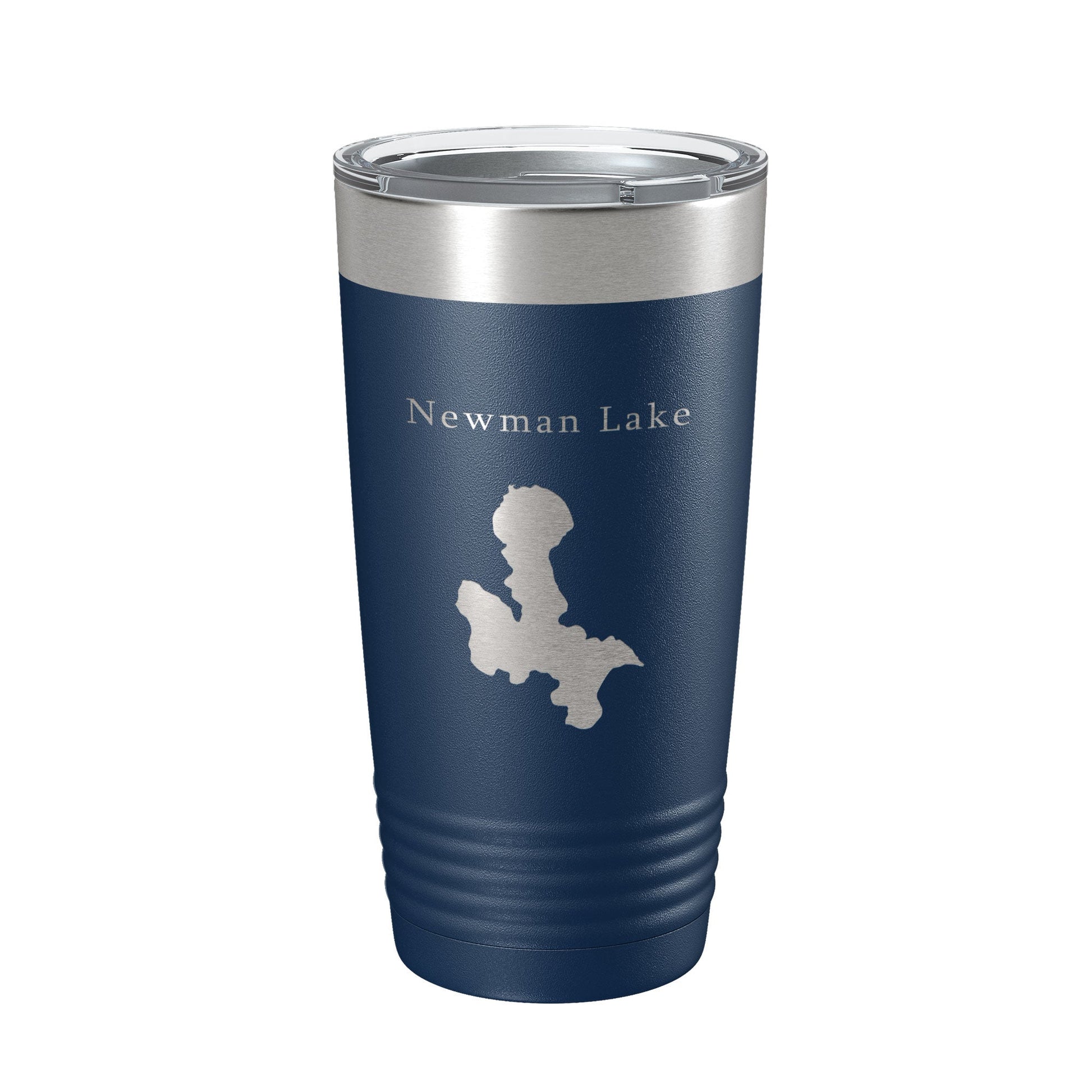 Newman Lake Map Tumbler Travel Mug Insulated Laser Engraved Coffee Cup Washington 20 oz-2