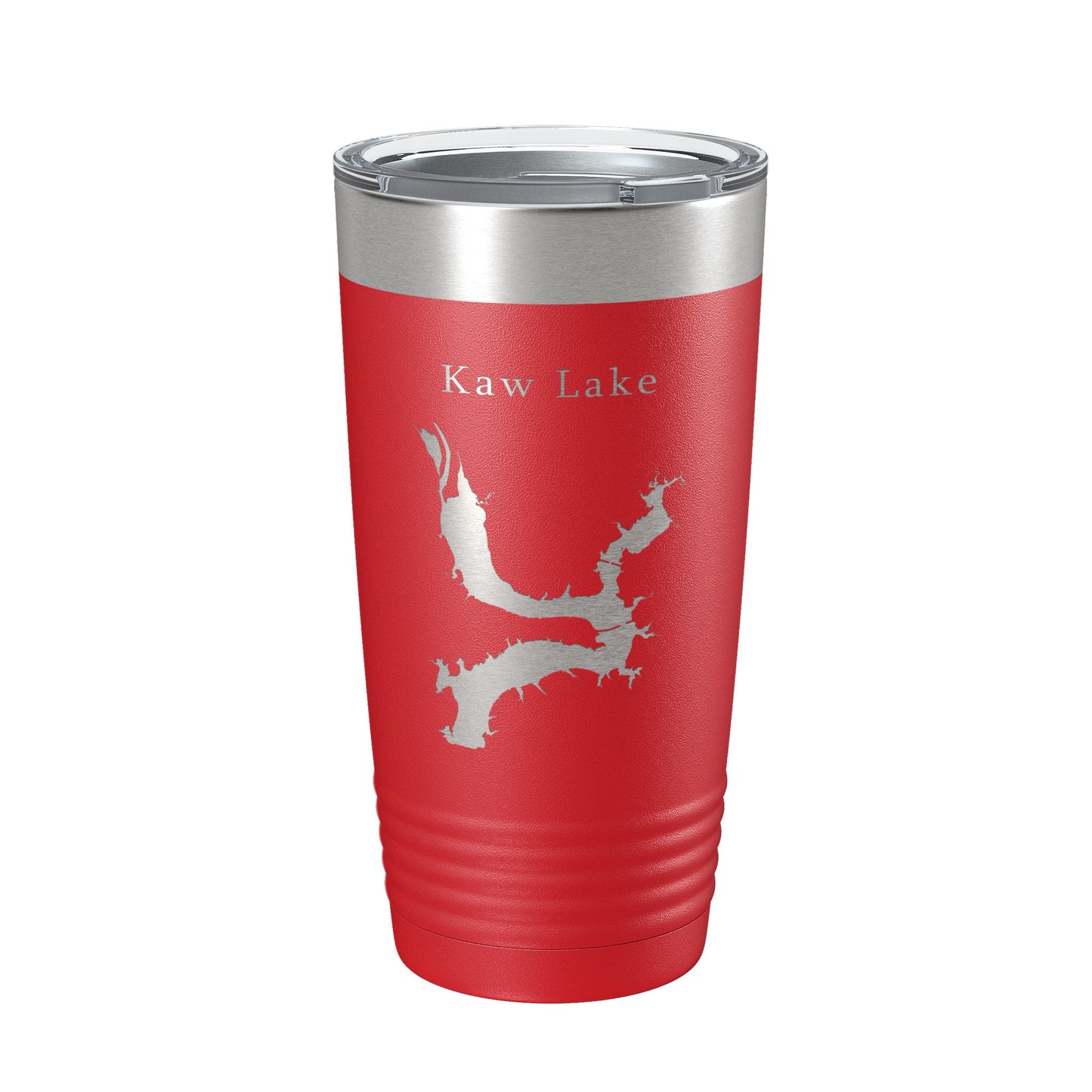 Kaw Lake Map Tumbler Travel Mug Insulated Laser Engraved Coffee Cup Oklahoma 20 oz-10