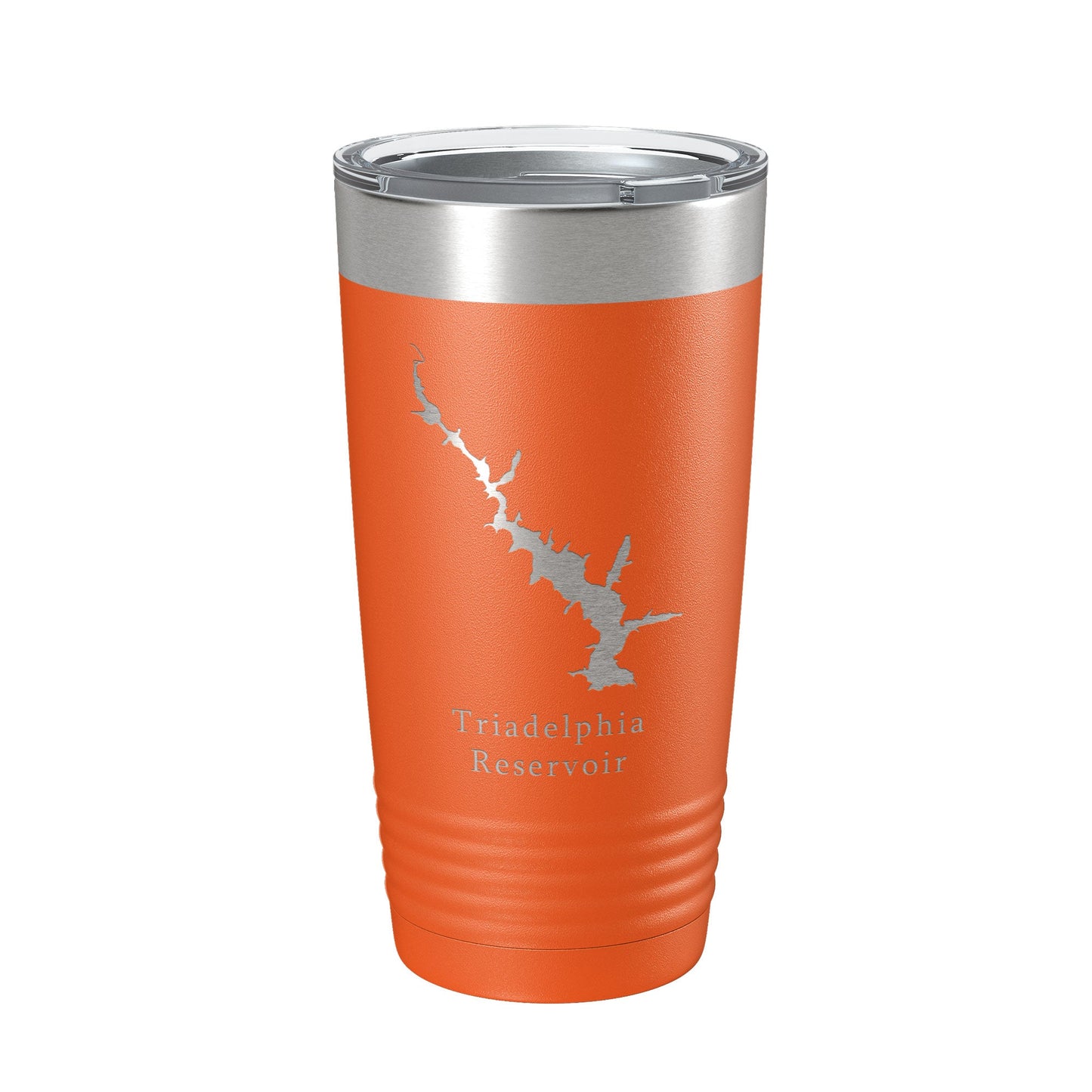 Triadelphia Reservoir Tumbler Lake Map Travel Mug Insulated Laser Engraved Coffee Cup Maryland 20 oz-17