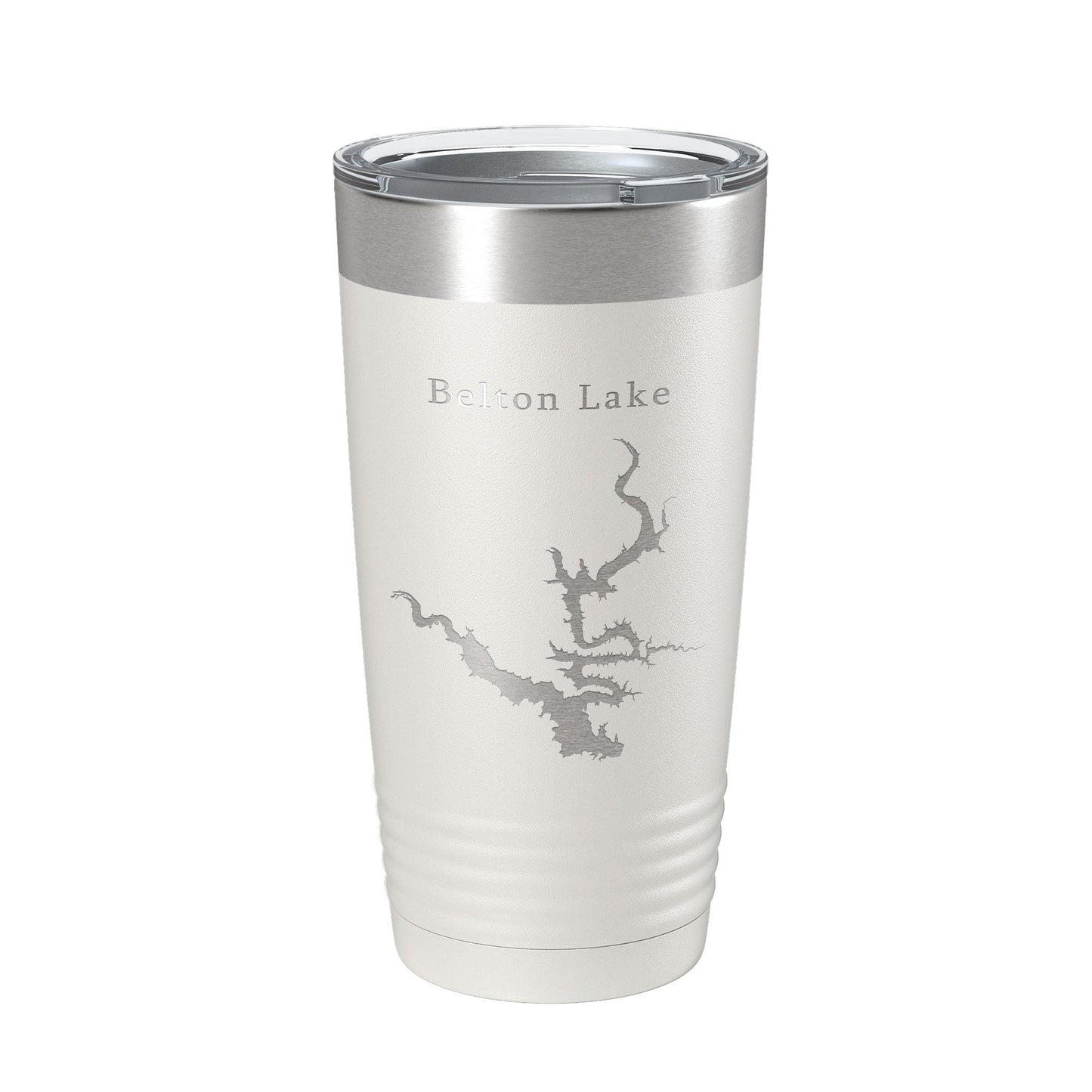 Belton Lake Map Tumbler Travel Mug Insulated Laser Engraved Coffee Cup Texas 20 oz-7