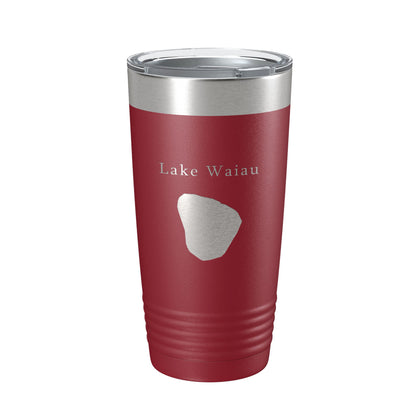 Lake Waiau Map Tumbler Travel Mug Insulated Laser Engraved Coffee Cup Hawaii 20 oz-18