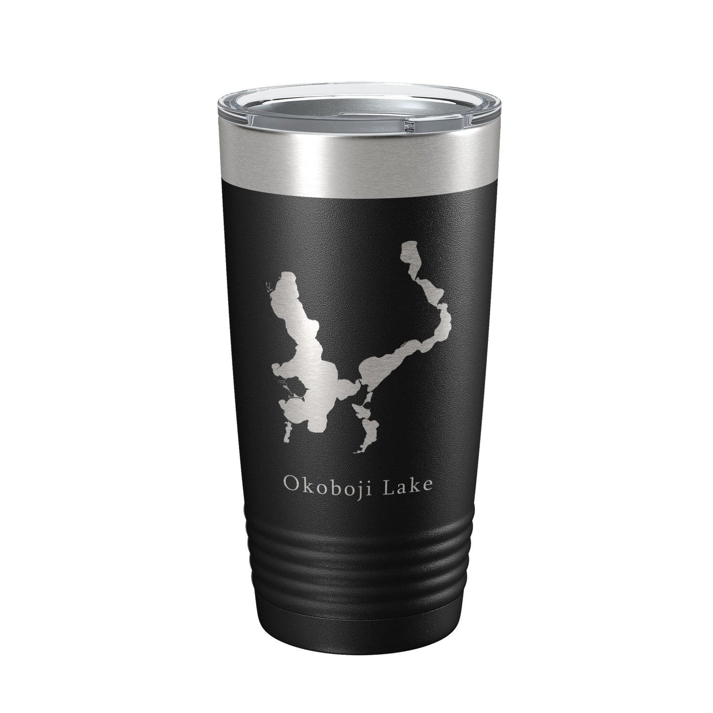Okoboji Lake Map Tumbler Travel Mug Insulated Laser Engraved Coffee Cup Iowa 20 oz-5