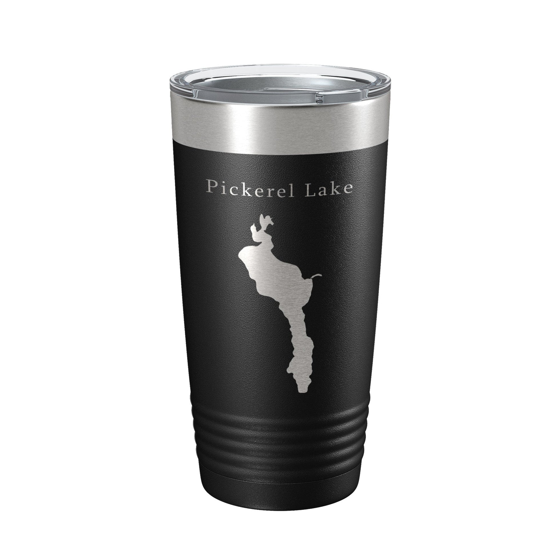 Pickerel Lake Map Tumbler Travel Mug Insulated Laser Engraved Coffee Cup South Dakota 20 oz-5