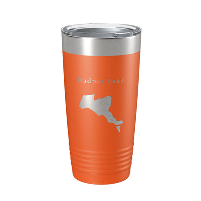 Radnor Lake Map Tumbler Travel Mug Insulated Laser Engraved Coffee Cup Brentwood Tennessee 20 oz-17