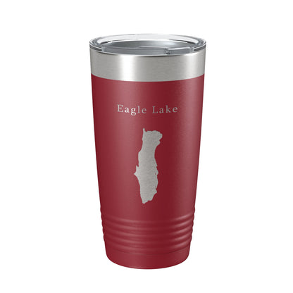 Eagle Lake Map Tumbler Travel Mug Insulated Laser Engraved Coffee Cup Acadia Maine 20 oz-18