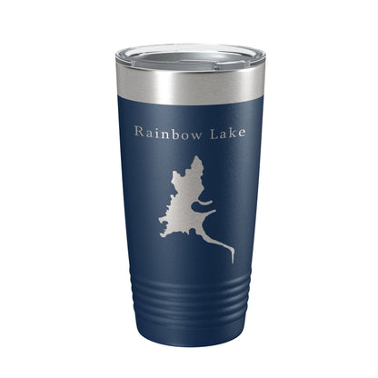 Rainbow Lake Map Tumbler Travel Mug Insulated Laser Engraved Coffee Cup Arizona 20 oz-8