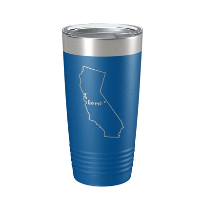 California Tumbler Home State Travel Mug Insulated Laser Engraved Map Coffee Cup 20 oz-6