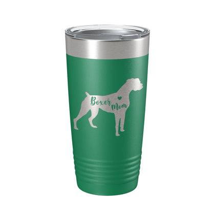 Boxer Mom Tumbler Dog Travel Mug Gift Insulated Laser Engraved Coffee Cup 20 oz-9