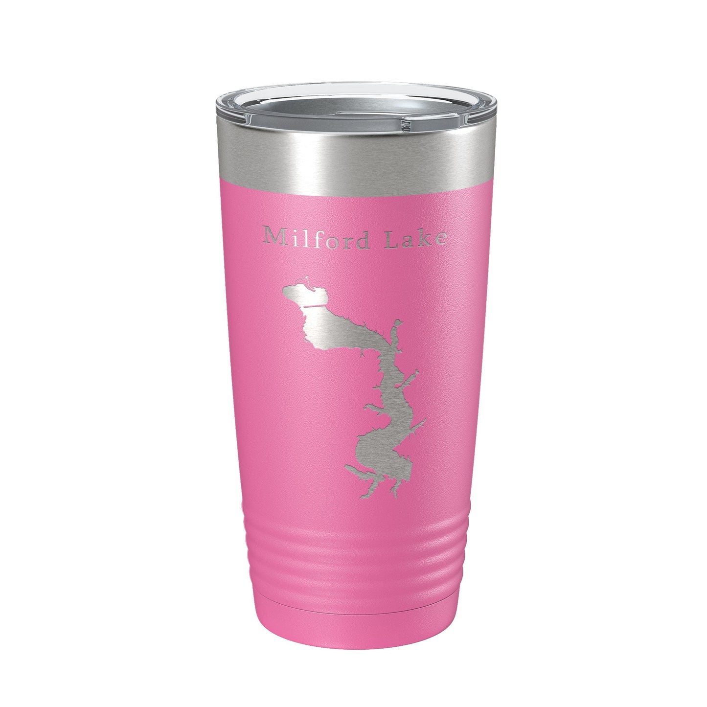 Milford Lake Map Tumbler Travel Mug Insulated Laser Engraved Coffee Cup Kansas 20 oz-11