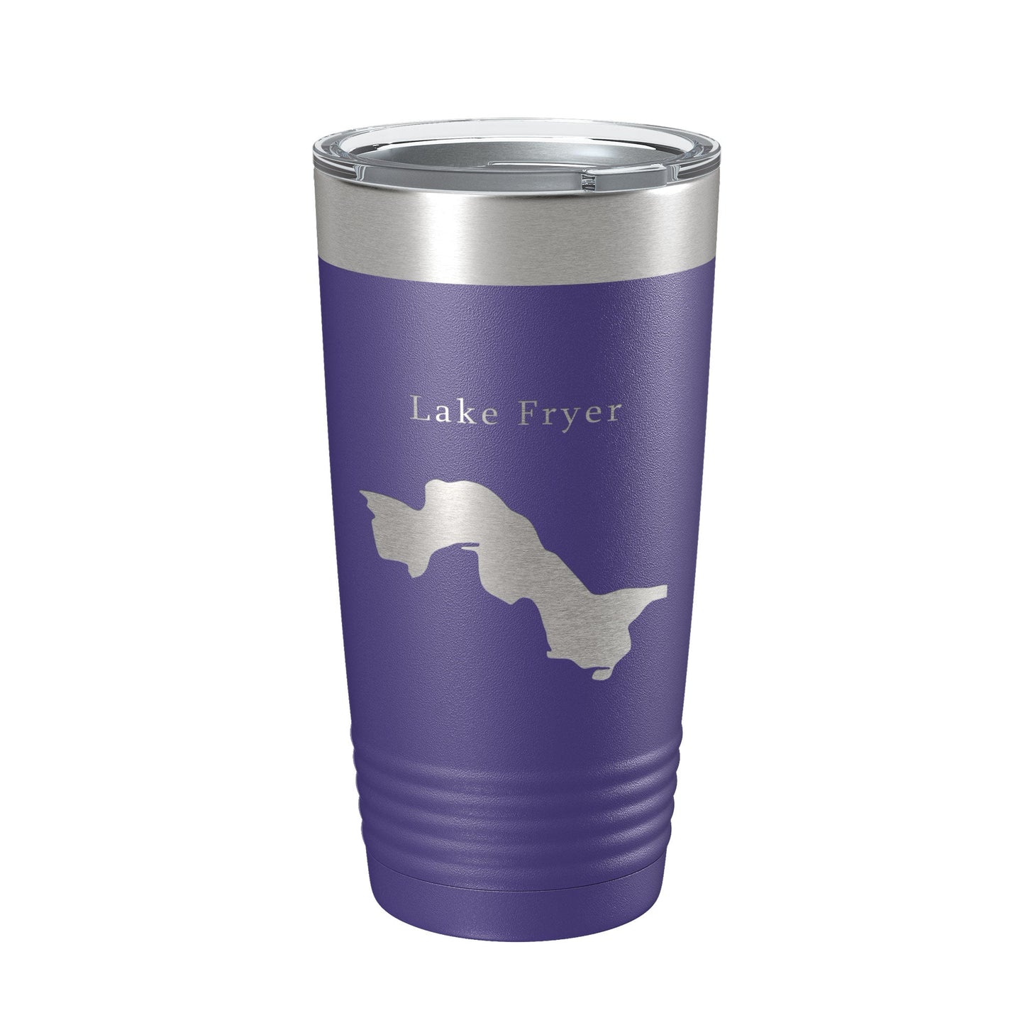 Lake Fryer Map Tumbler Travel Mug Insulated Laser Engraved Coffee Cup Texas 20 oz-15