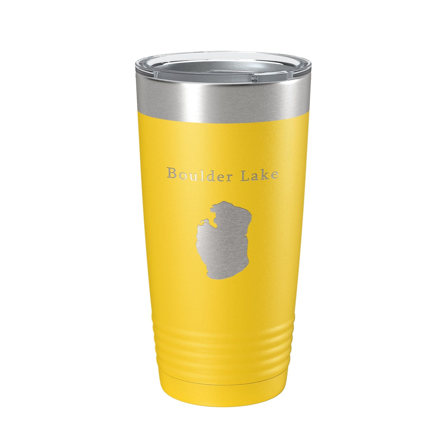 Boulder Lake Map Tumbler Travel Mug Insulated Laser Engraved Coffee Cup Wisconsin 20 oz-19