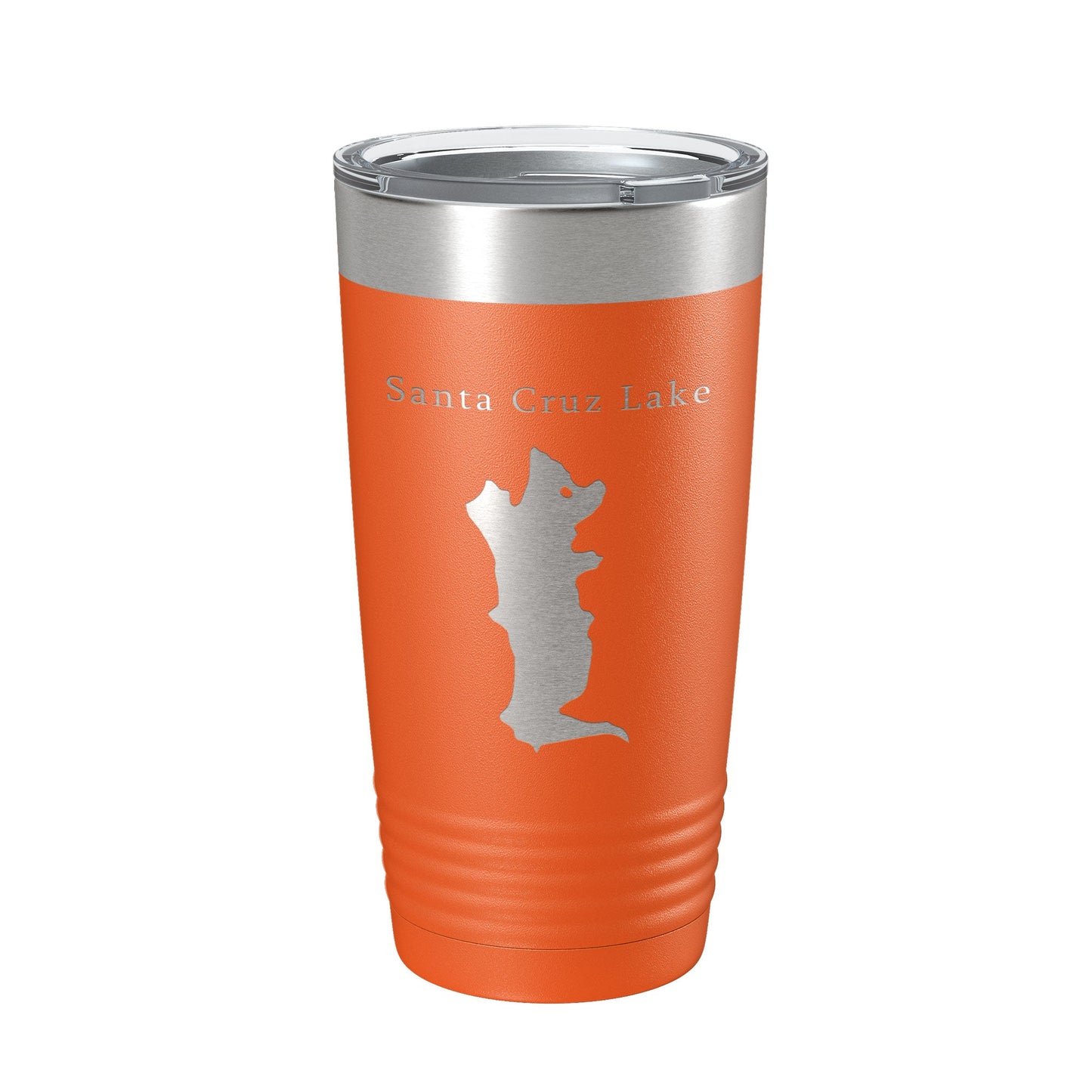 Santa Cruz Lake Map Tumbler Travel Mug Insulated Laser Engraved Coffee Cup New Mexico 20 oz-17
