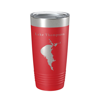 Lake Thompson Map Tumbler Travel Mug Insulated Laser Engraved Coffee Cup South Dakota 20 oz-10