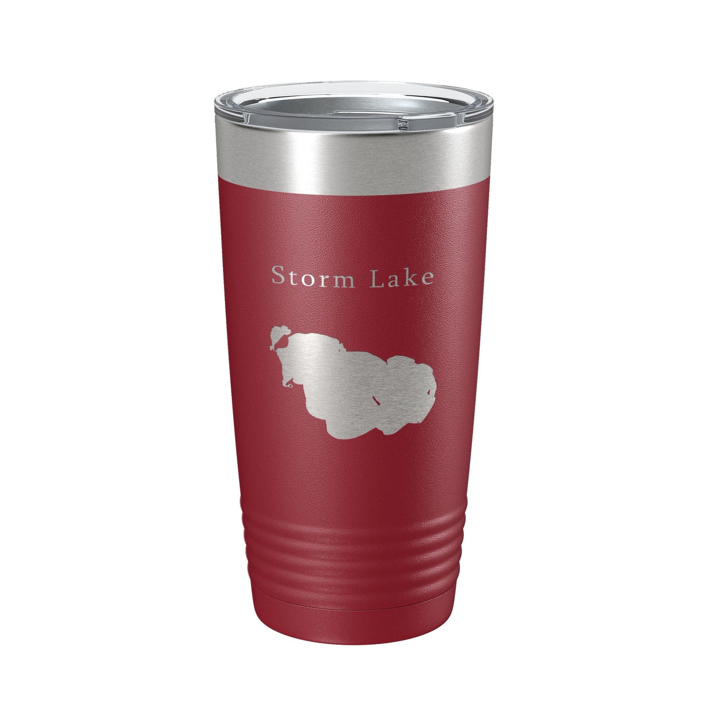 Storm Lake Map Tumbler Travel Mug Insulated Laser Engraved Coffee Cup Iowa 20 oz-18