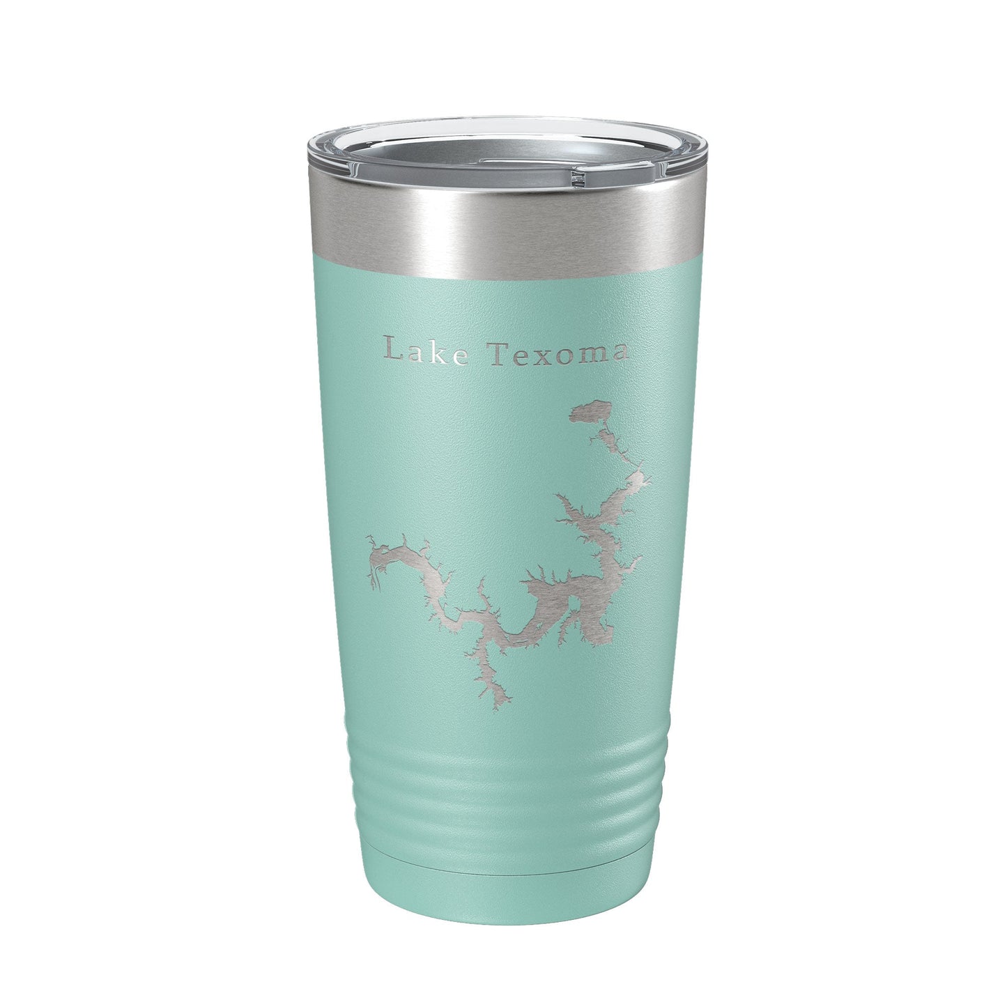 Lake Texoma Map Tumbler Travel Mug Insulated Laser Engraved Coffee Cup Oklahoma Texas 20 oz-12