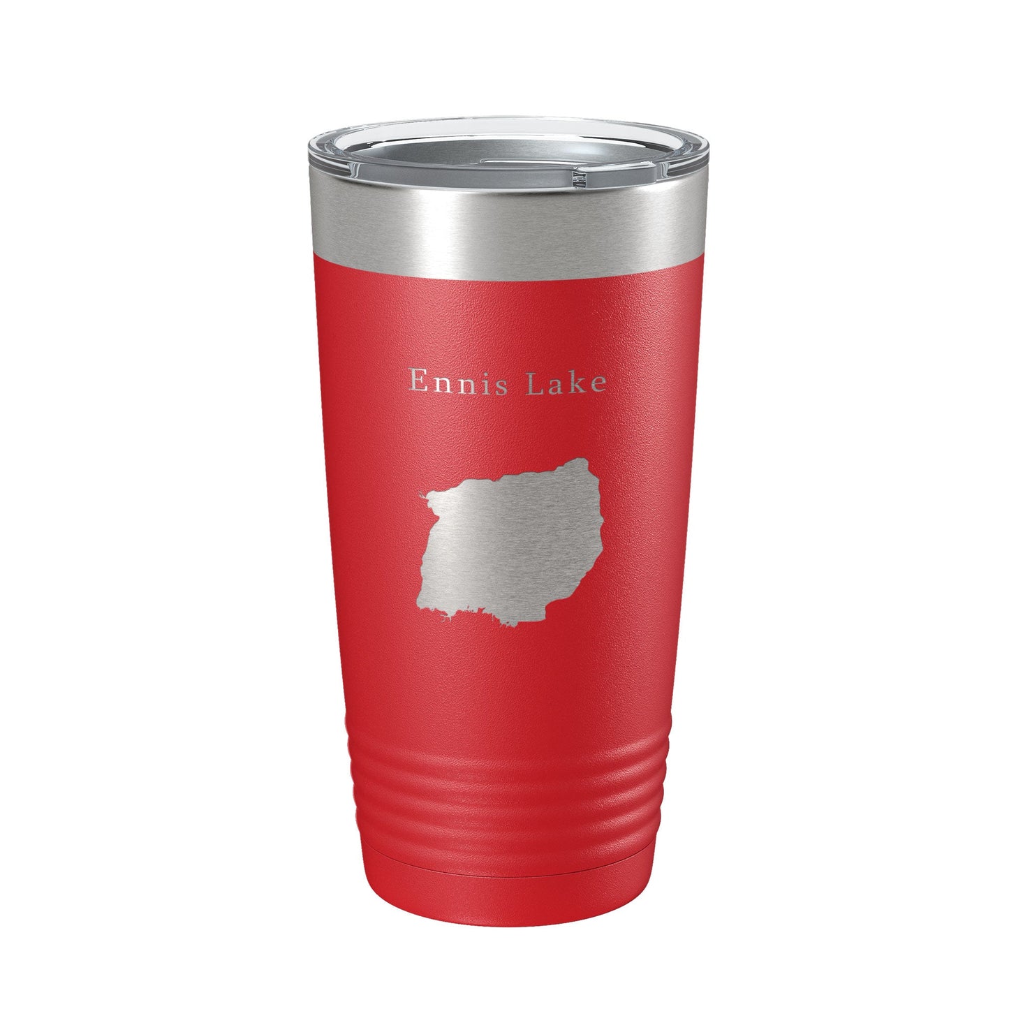 Ennis Lake Map Tumbler Travel Mug Insulated Laser Engraved Coffee Cup Montana 20 oz-10