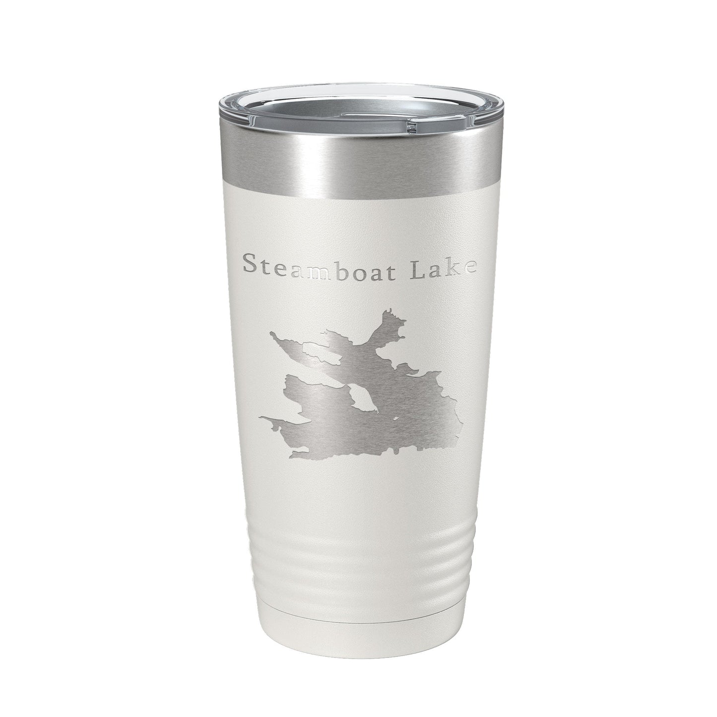 Steamboat Lake Map Tumbler Travel Mug Insulated Laser Engraved Coffee Cup Colorado 20 oz-7