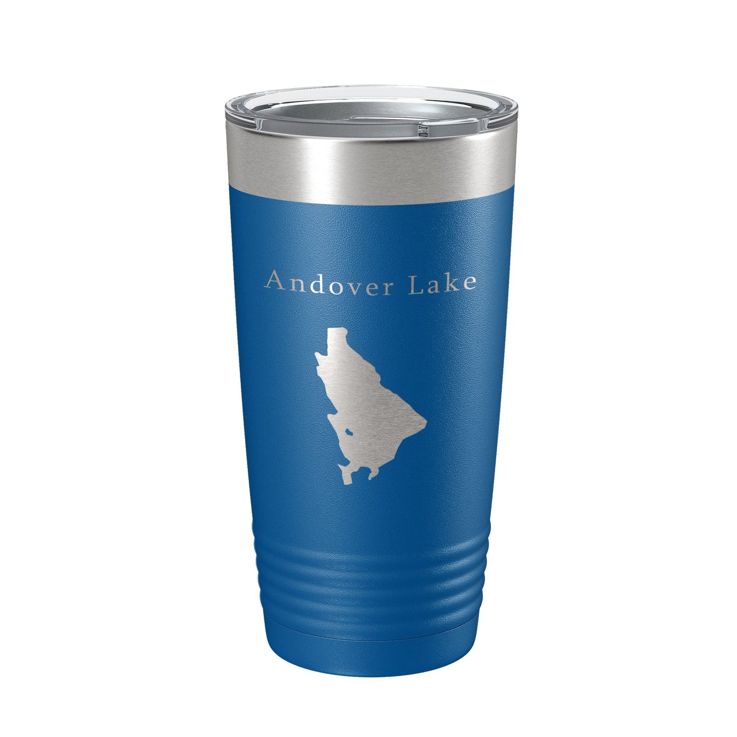Andover Lake Map Tumbler Travel Mug Insulated Laser Engraved Coffee Cup Connecticut 20 oz-6