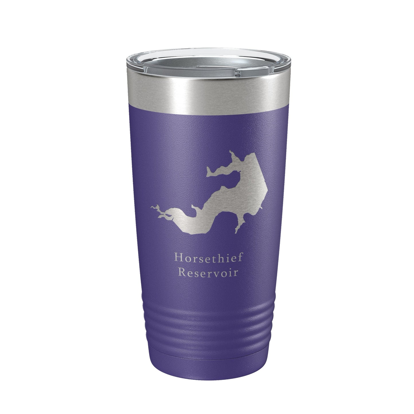 Horsethief Reservoir Tumbler Lake Map Travel Mug Insulated Laser Engraved Coffee Cup Kansas 20 oz-15