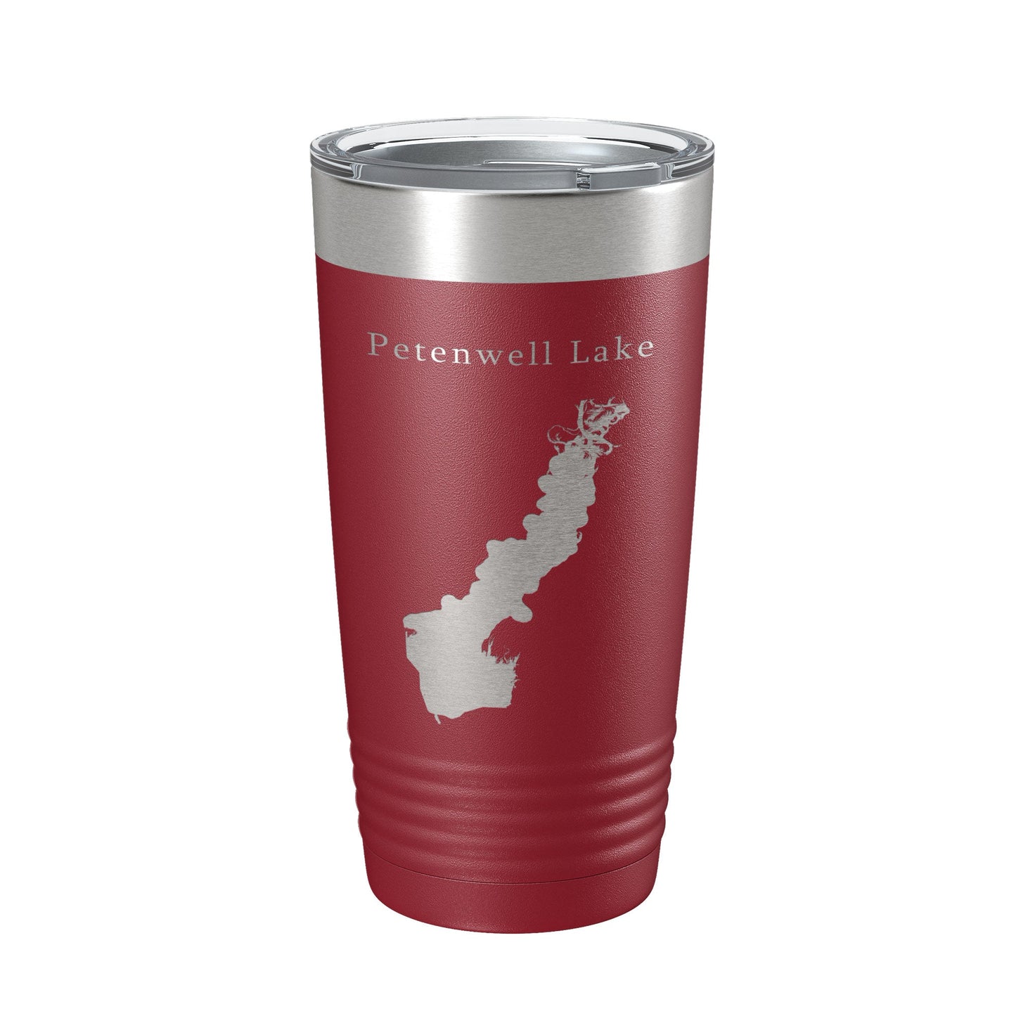 Petenwell Lake Map Tumbler Travel Mug Insulated Laser Engraved Coffee Cup Wisconsin 20 oz-18