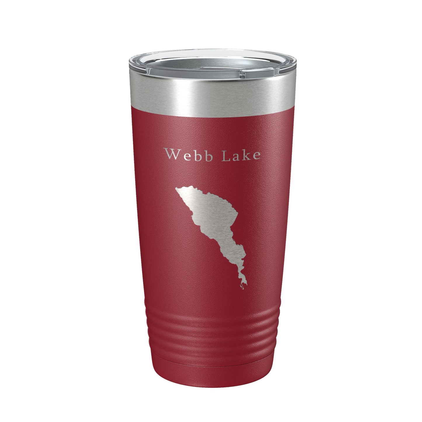Webb Lake Map Tumbler Travel Mug Insulated Laser Engraved Coffee Cup Maine 20 oz-18