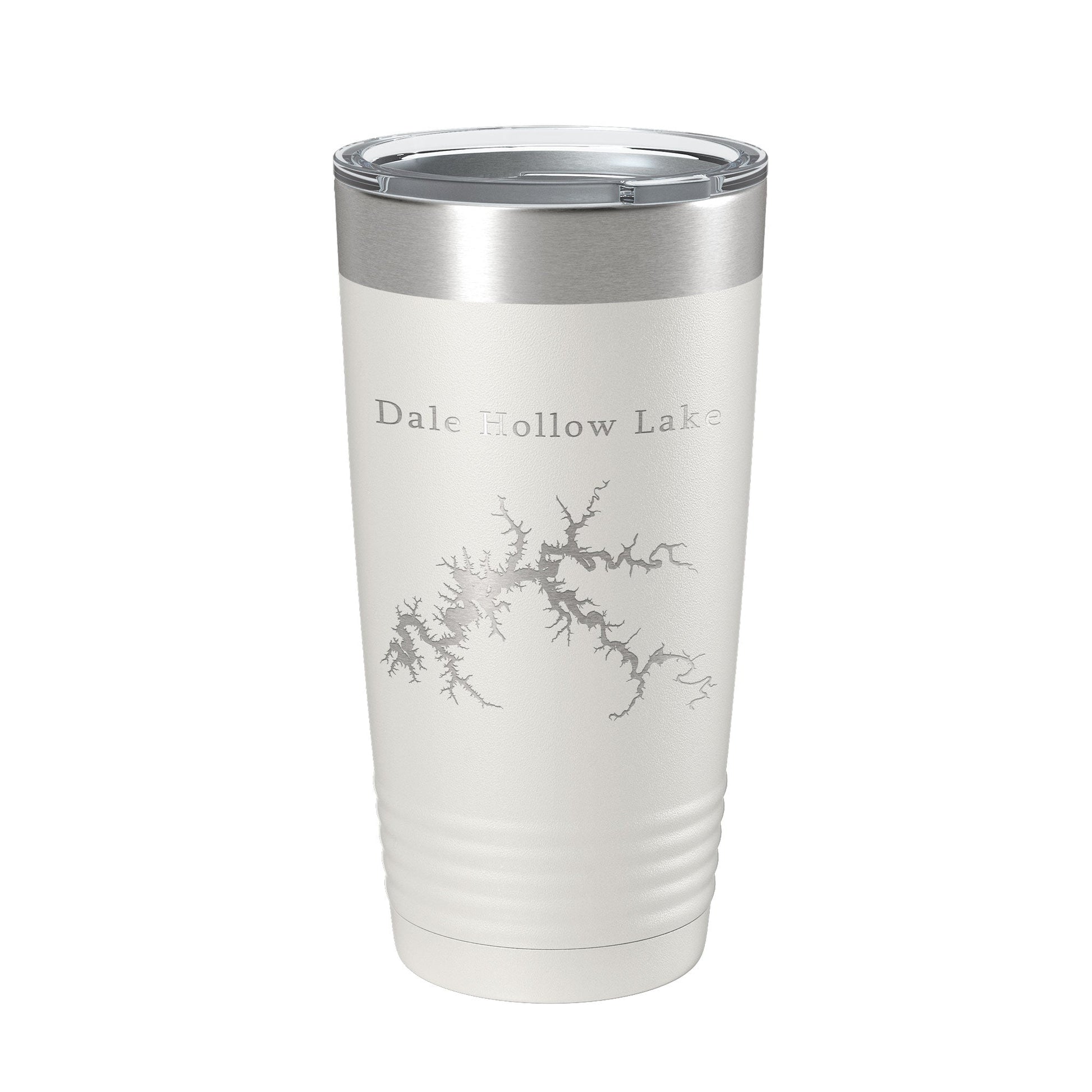 Dale Hollow Lake Map Tumbler Travel Mug Insulated Laser Engraved Coffee Cup Kentucky Tennessee 20 oz-1