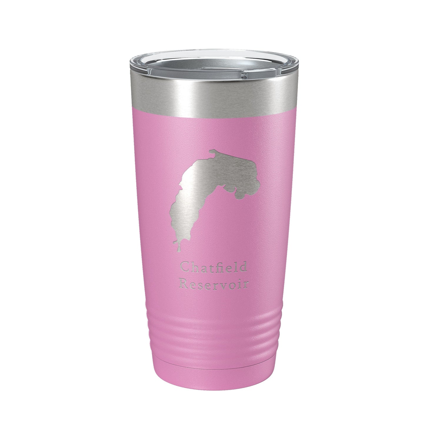 Chatfield Reservoir Tumbler Lake Map Travel Mug Insulated Laser Engraved Coffee Cup Colorado 20 oz-14