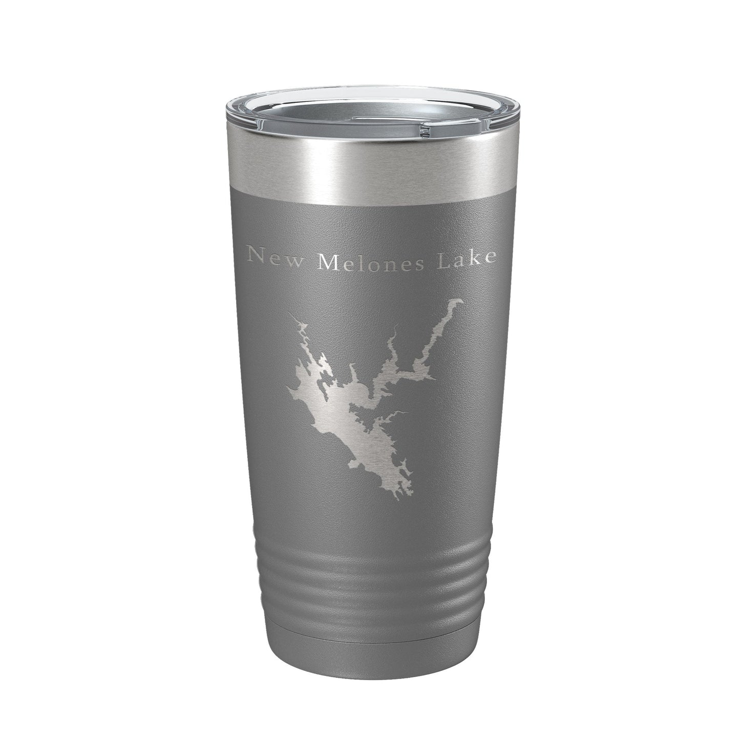 New Melones Lake Map Tumbler Travel Mug Insulated Laser Engraved Coffee Cup California 20 oz-16