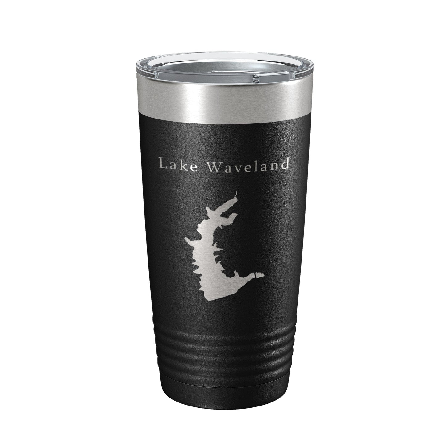 Lake Waveland Map Tumbler Travel Mug Insulated Laser Engraved Coffee Cup Indiana 20 oz-5