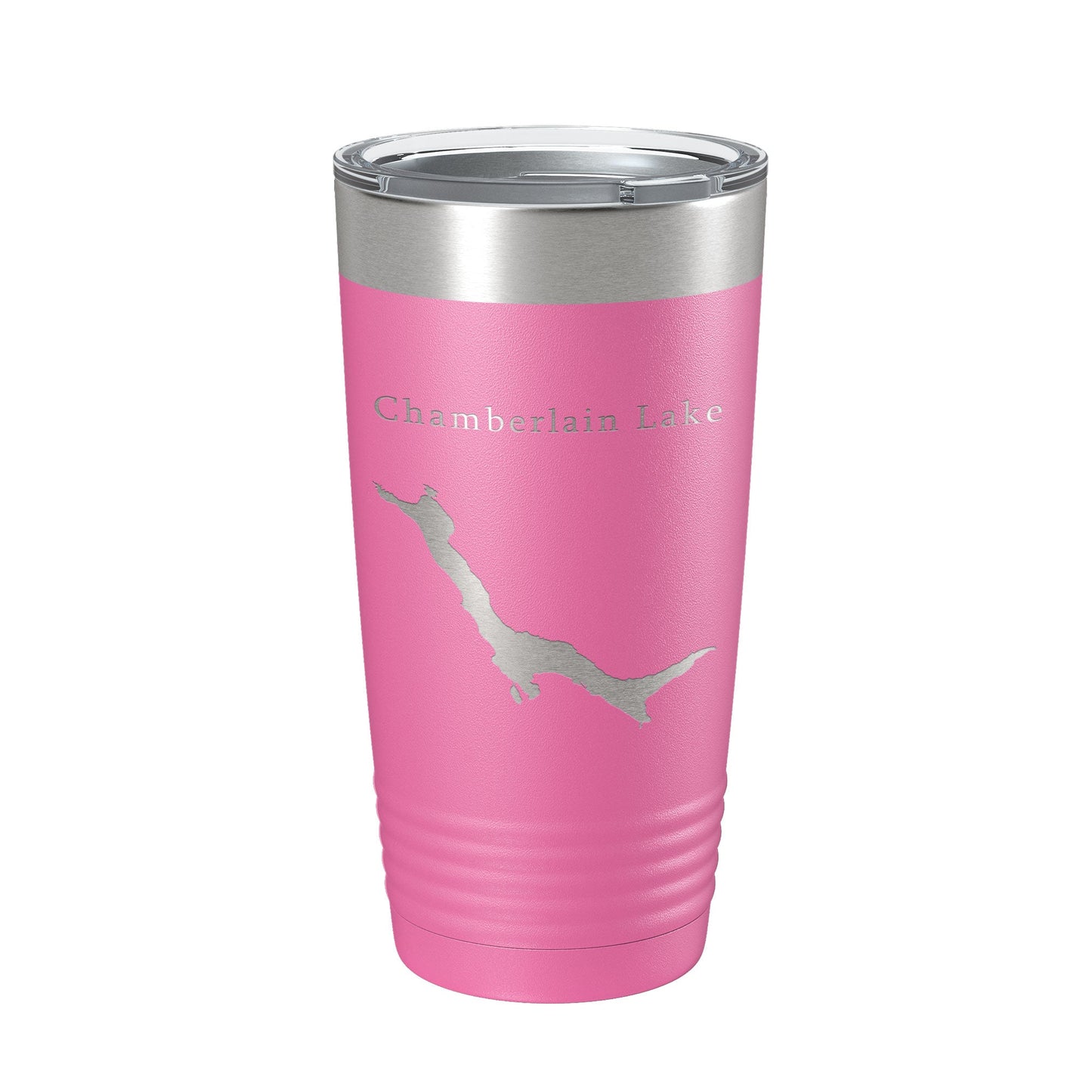 Chamberlain Lake Map Tumbler Travel Mug Insulated Laser Engraved Coffee Cup Maine 20 oz-11