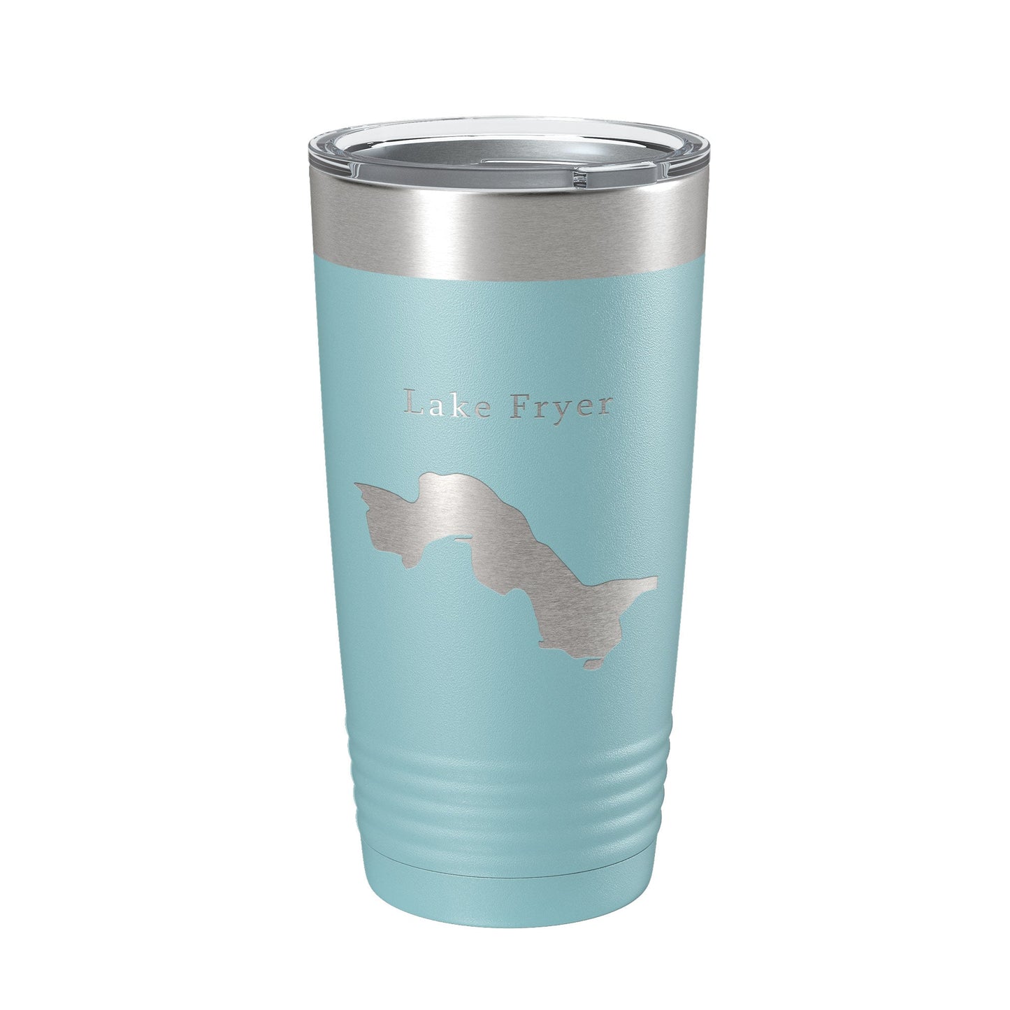 Lake Fryer Map Tumbler Travel Mug Insulated Laser Engraved Coffee Cup Texas 20 oz-13