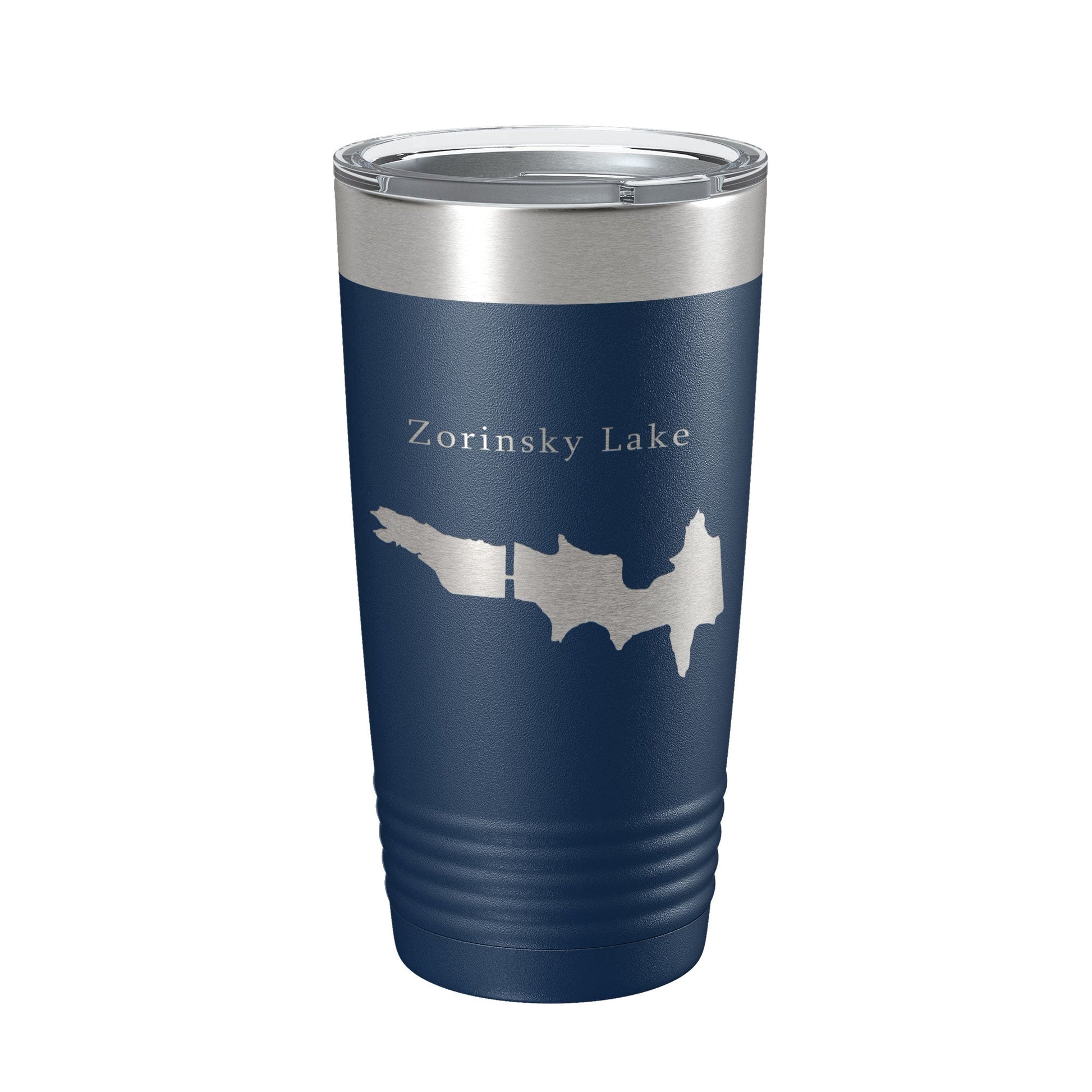 Zorinsky Lake Map Tumbler Travel Mug Insulated Laser Engraved Coffee Cup Edward Omaha Nebraska 20 oz-2
