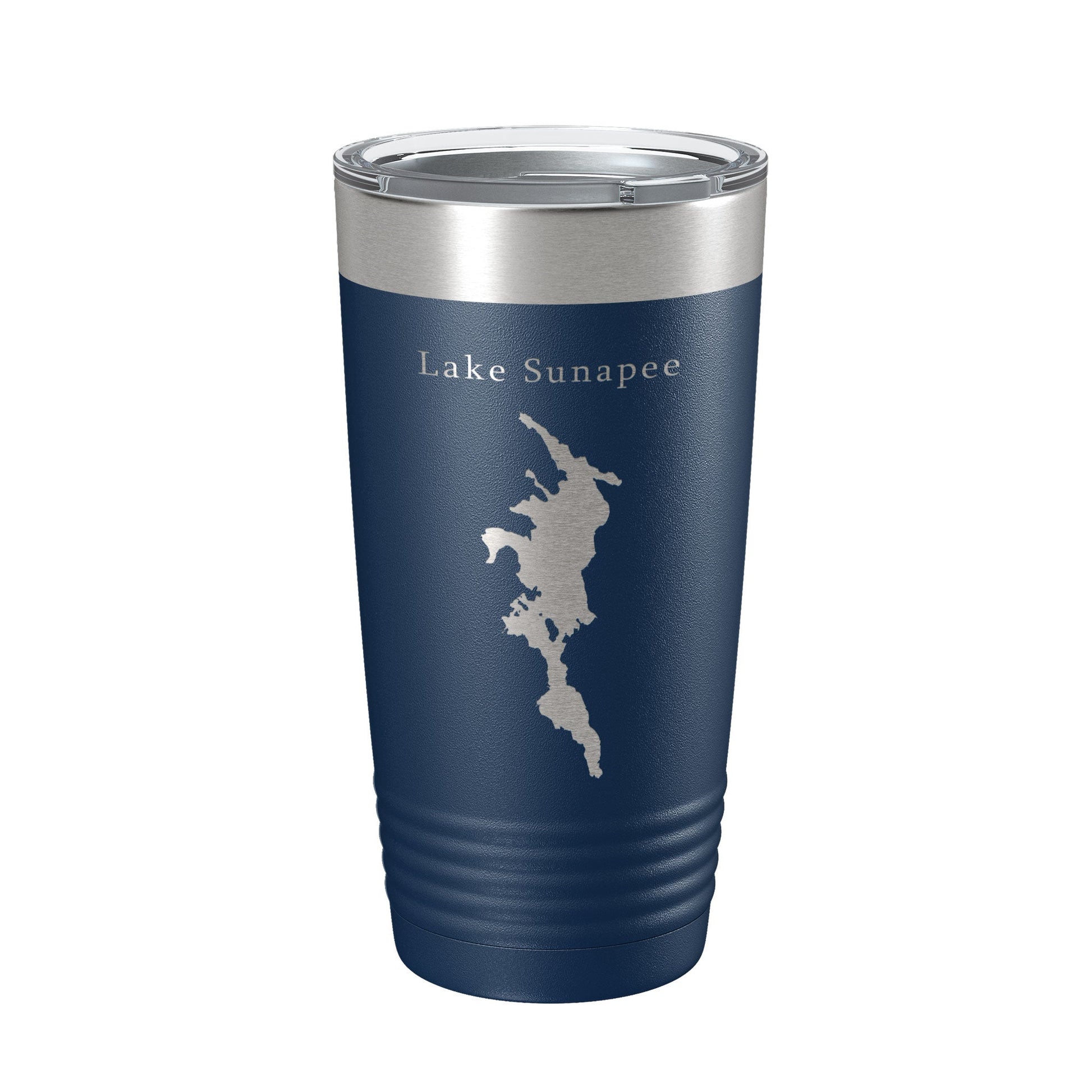 Lake Sunapee Map Tumbler Travel Mug Insulated Laser Engraved Coffee Cup New Hampshire 20 oz-2