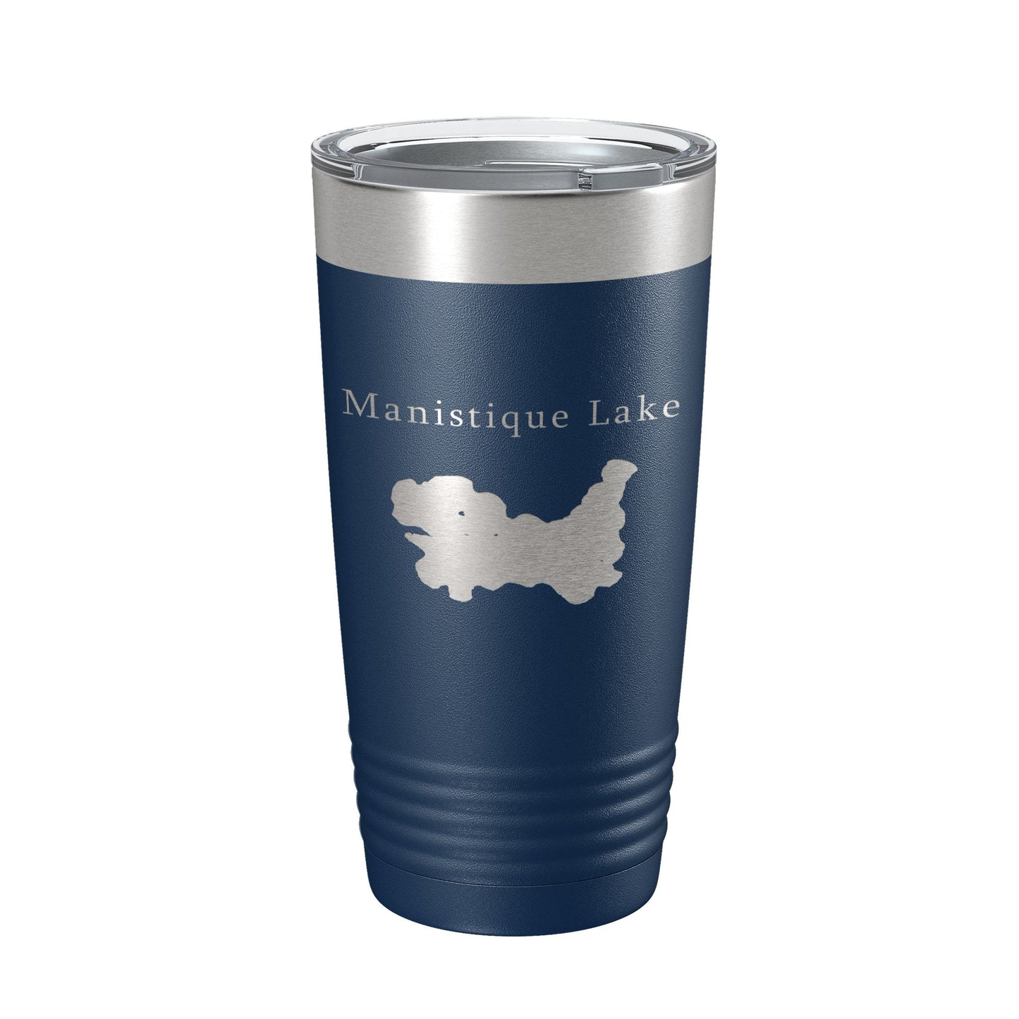 Manistique Lake Map Tumbler Travel Mug Insulated Laser Engraved Coffee Cup Michigan 20 oz-8