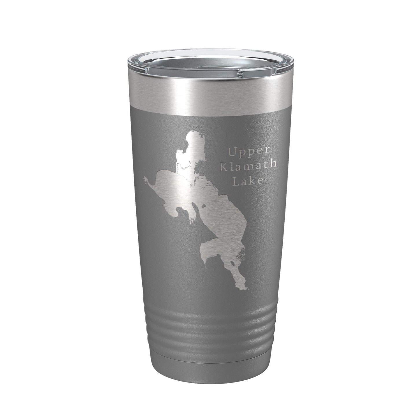 Upper Klamath Lake Map Tumbler Travel Mug Insulated Laser Engraved Coffee Cup Oregon 20 oz-16