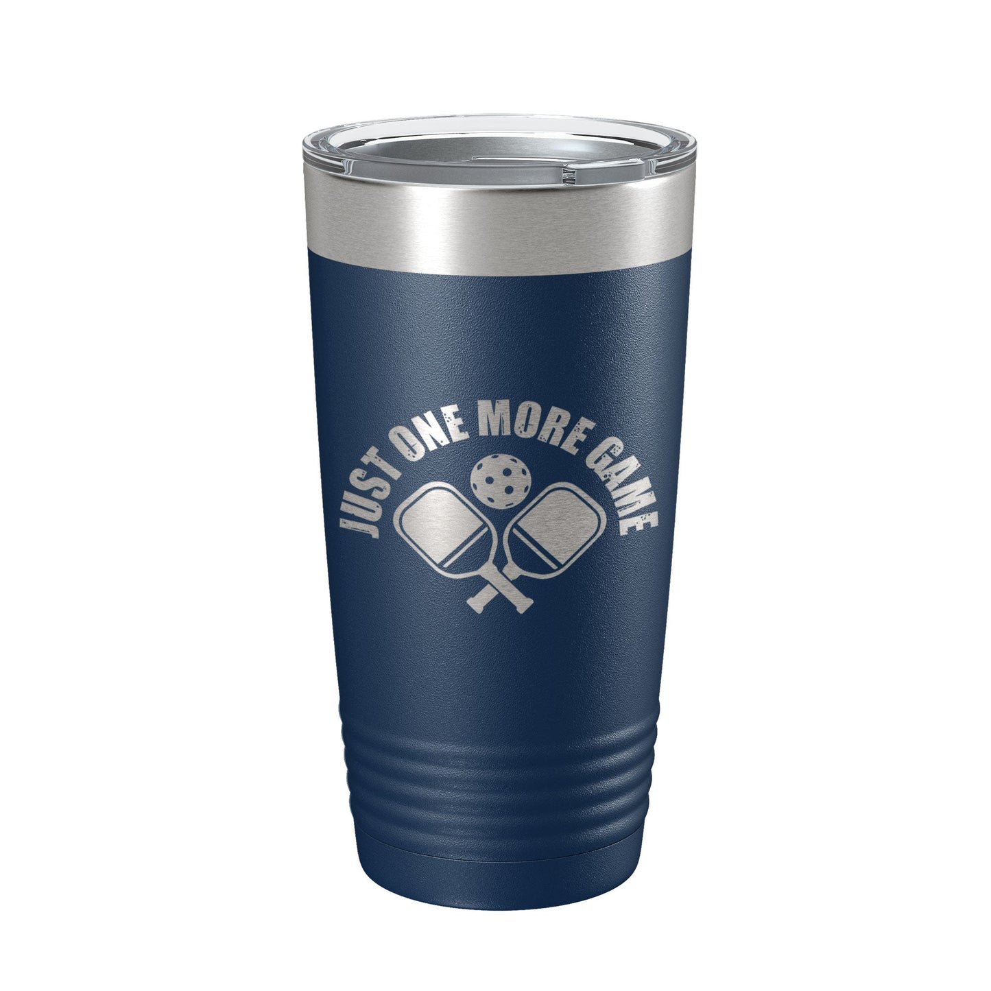 Pickleball Just One More Game Tumbler Travel Mug Gift Insulated Laser Engraved Coffee Cup 20 oz-8