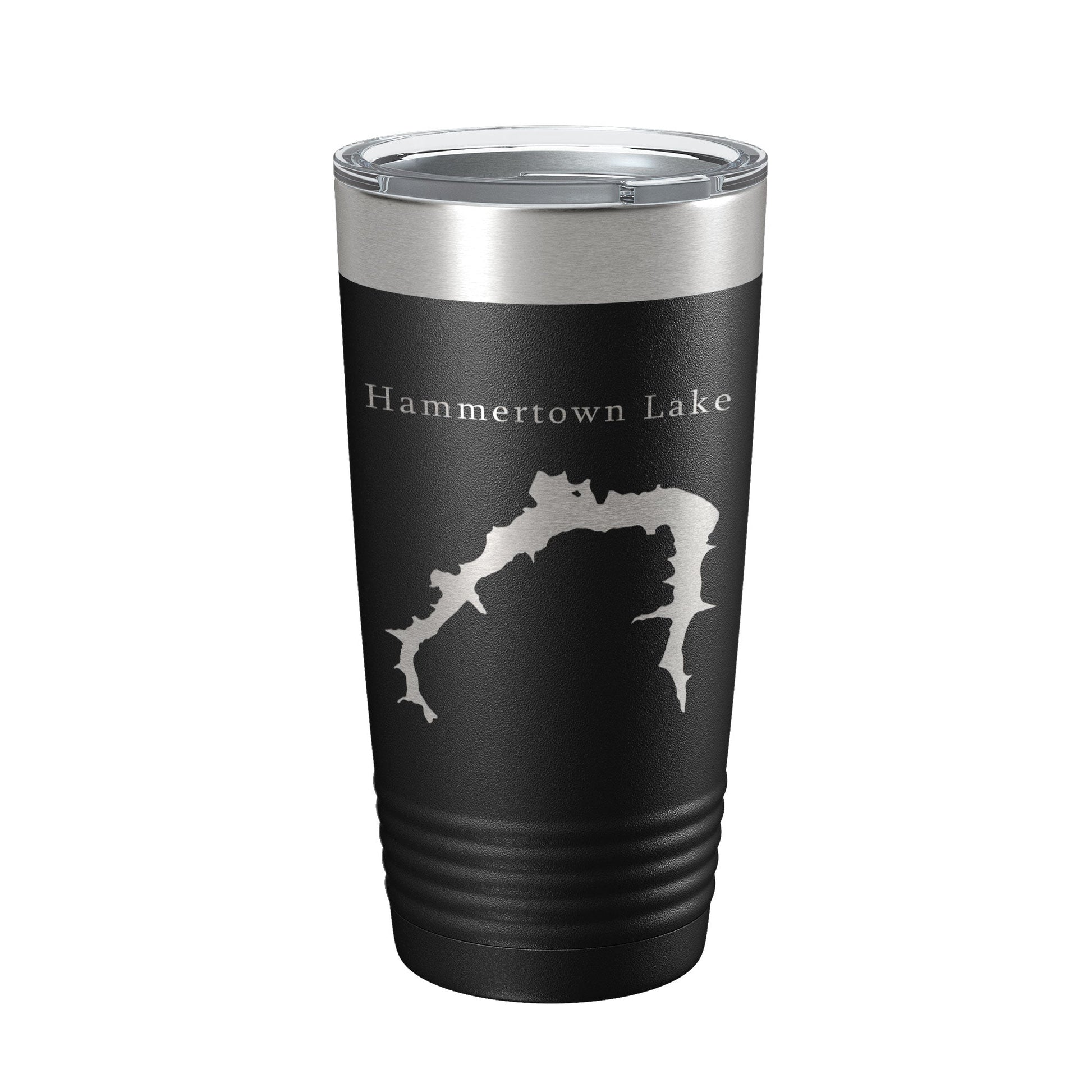 Hammertown Lake Map Tumbler Travel Mug Insulated Laser Engraved Coffee Cup Jackson City Reservoir Ohio 20 oz-5