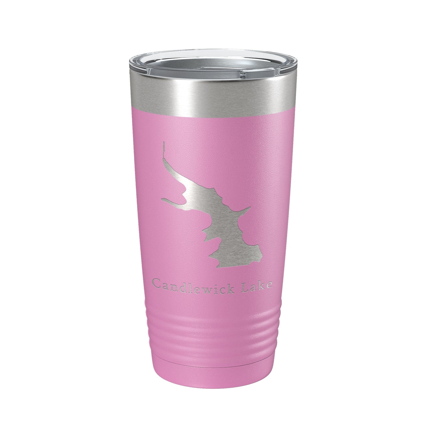 Candlewick Lake Map Tumbler Travel Mug Insulated Laser Engraved Coffee Cup Illinois 20 oz-14