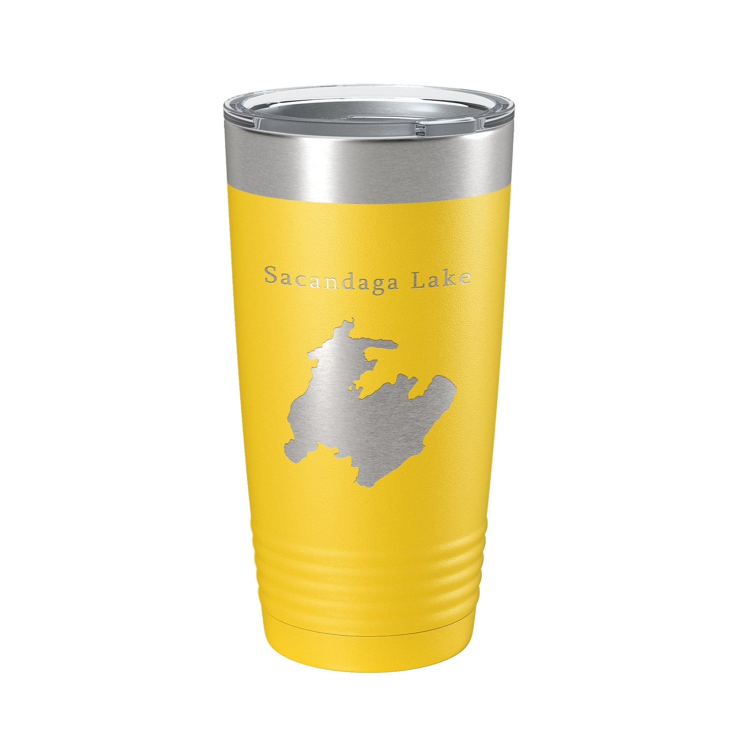 Sacandaga Lake Map Tumbler Travel Mug Insulated Laser Engraved Coffee Cup New York 20 oz-19
