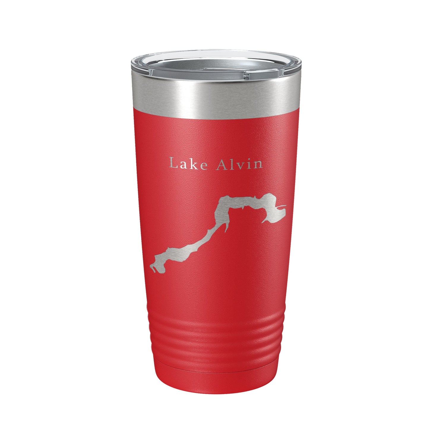 Lake Alvin Map Tumbler Travel Mug Insulated Laser Engraved Coffee Cup South Dakota 20 oz-10