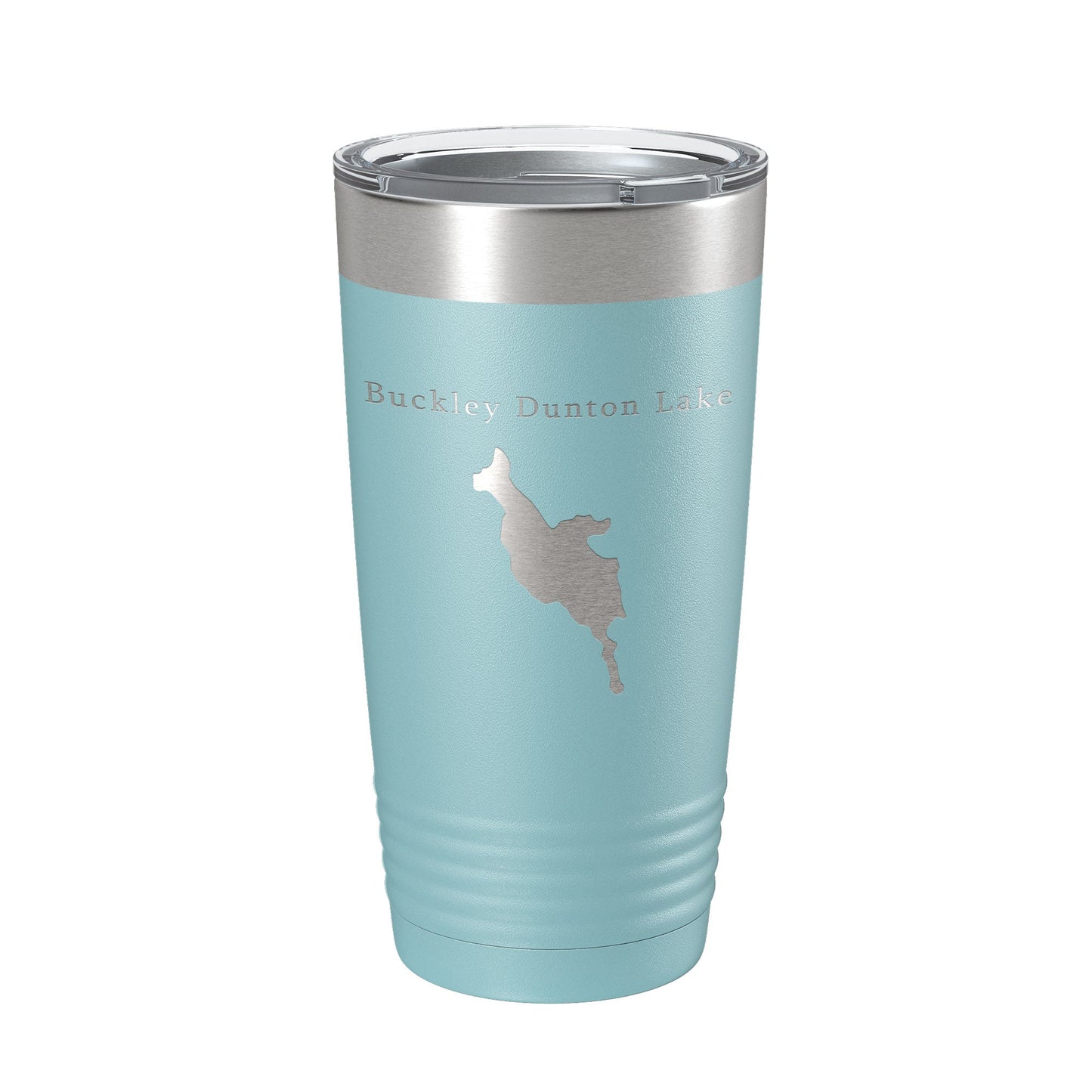 Buckley Dunton Lake Map Tumbler Travel Mug Insulated Laser Engraved Coffee Cup Massachusetts 20 oz-13