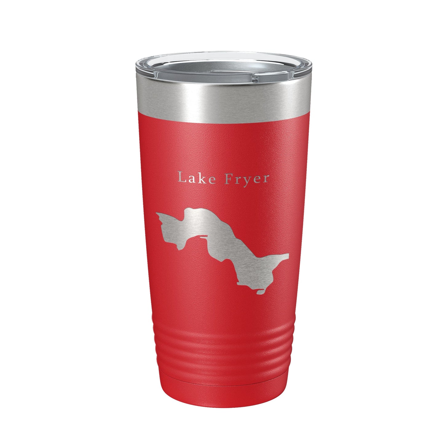 Lake Fryer Map Tumbler Travel Mug Insulated Laser Engraved Coffee Cup Texas 20 oz-10