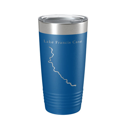 Lake Francis Case Map Tumbler Travel Mug Insulated Laser Engraved Coffee Cup South Dakota 20 oz-6
