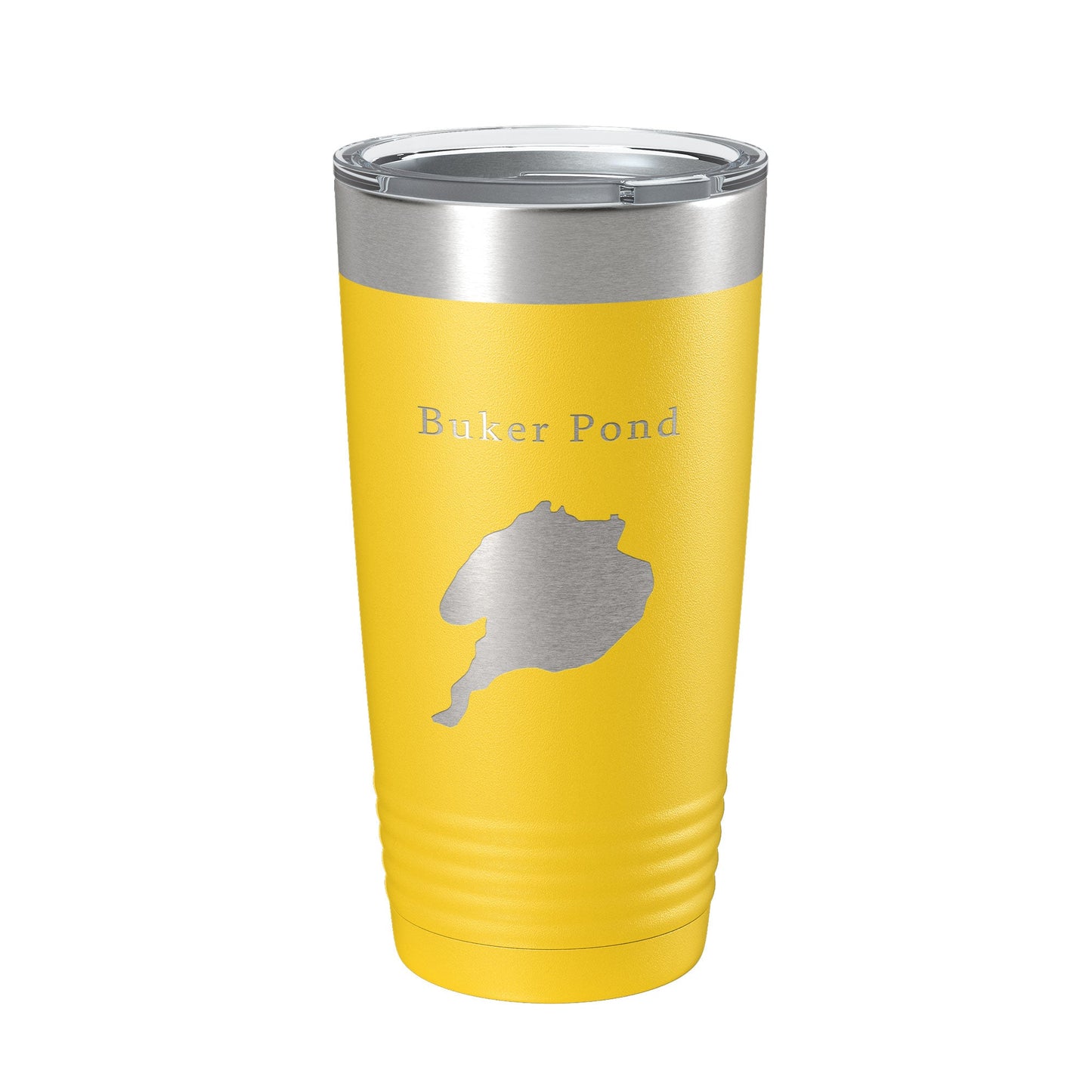 Buker Pond Tumbler Lake Map Travel Mug Insulated Laser Engraved Coffee Cup Maine 20 oz-19