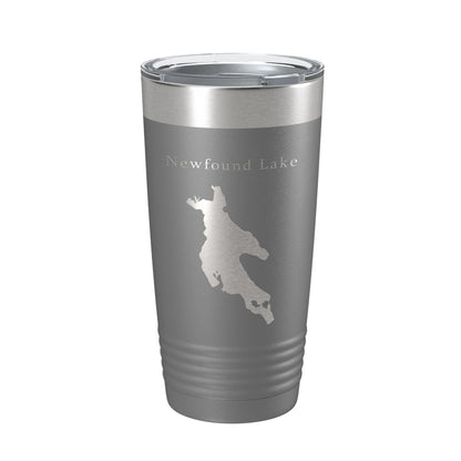 Newfound Lake Map Tumbler Travel Mug Insulated Laser Engraved Coffee Cup New Hampshire 20 oz-16