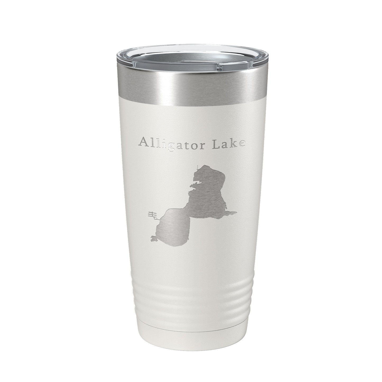 Alligator Lake Map Tumbler Travel Mug Insulated Laser Engraved Coffee Cup Osceola Kissimmee Florida 20 oz-7
