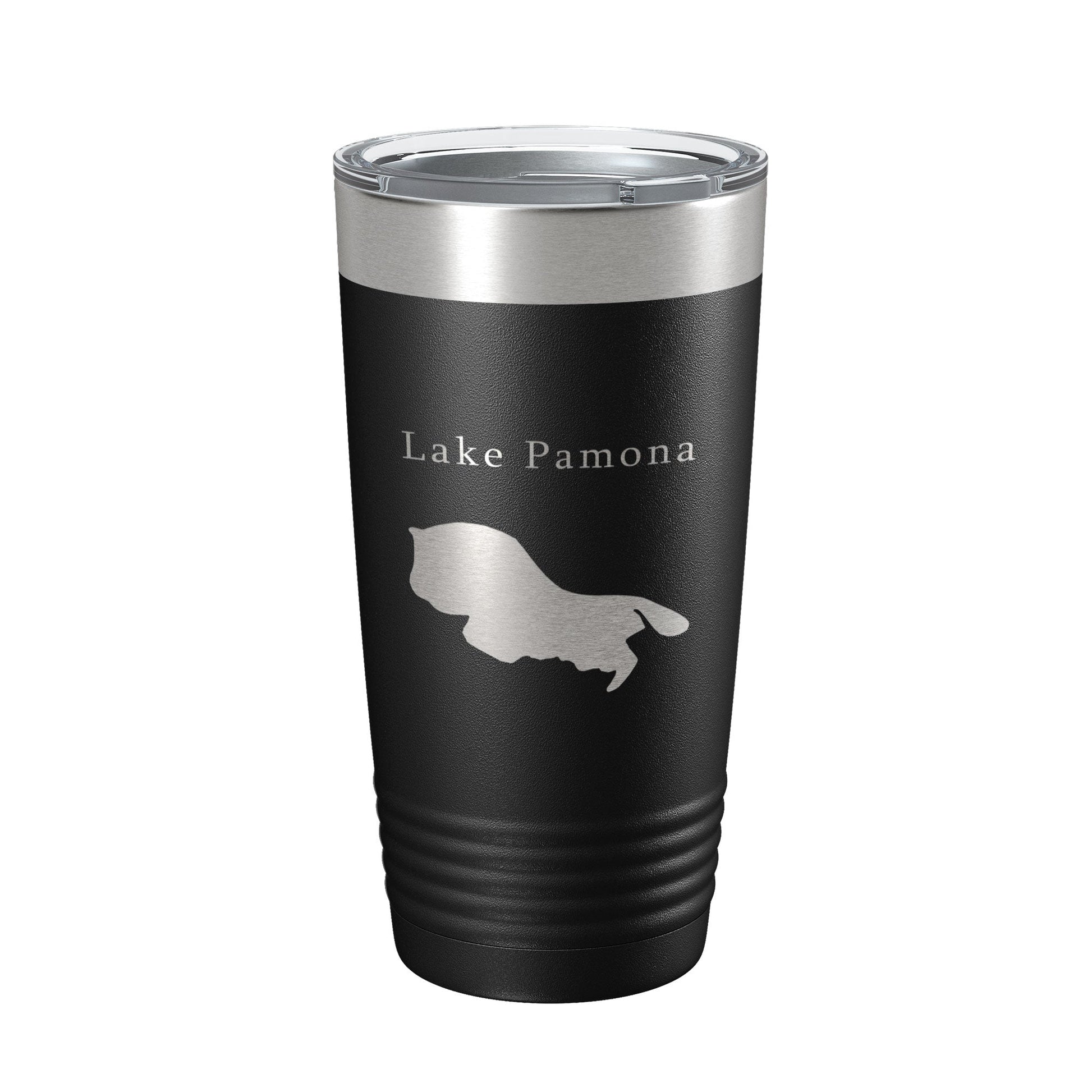 Lake Pamona Map Tumbler Travel Mug Insulated Laser Engraved Coffee Cup Georgia 20 oz-5