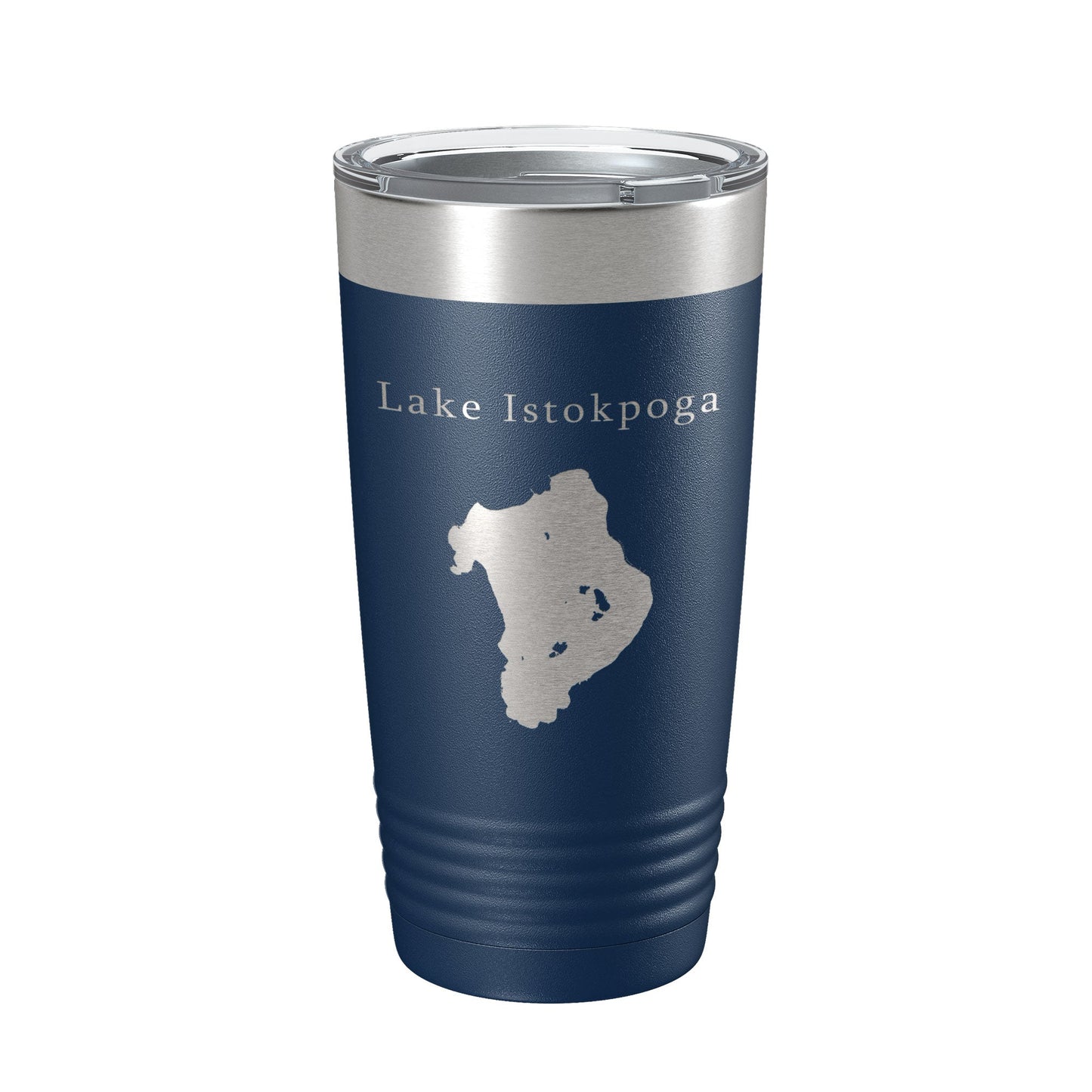 Lake Istokpoga Map Tumbler Travel Mug Insulated Laser Engraved Coffee Cup Florida 20 oz-2
