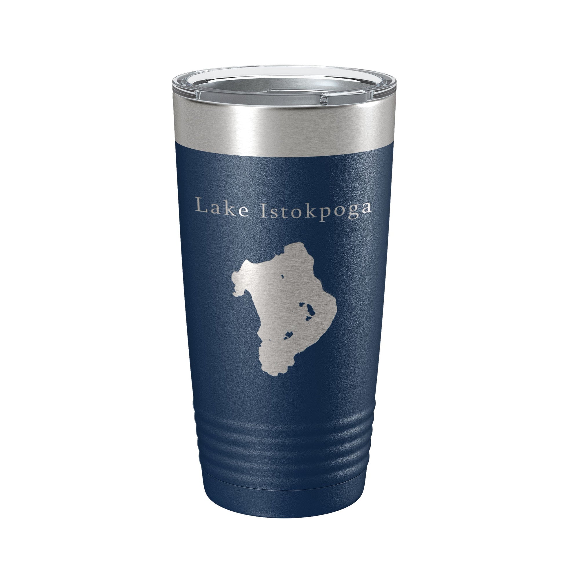Lake Istokpoga Map Tumbler Travel Mug Insulated Laser Engraved Coffee Cup Florida 20 oz-2